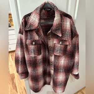 Davi & Dani Wool Shacket/Coat